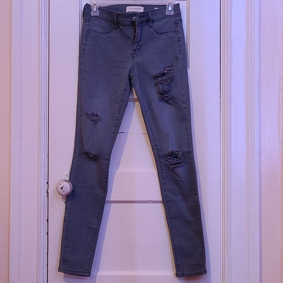 Pacsun Grey Ripped Jean - Picture 2 of 5